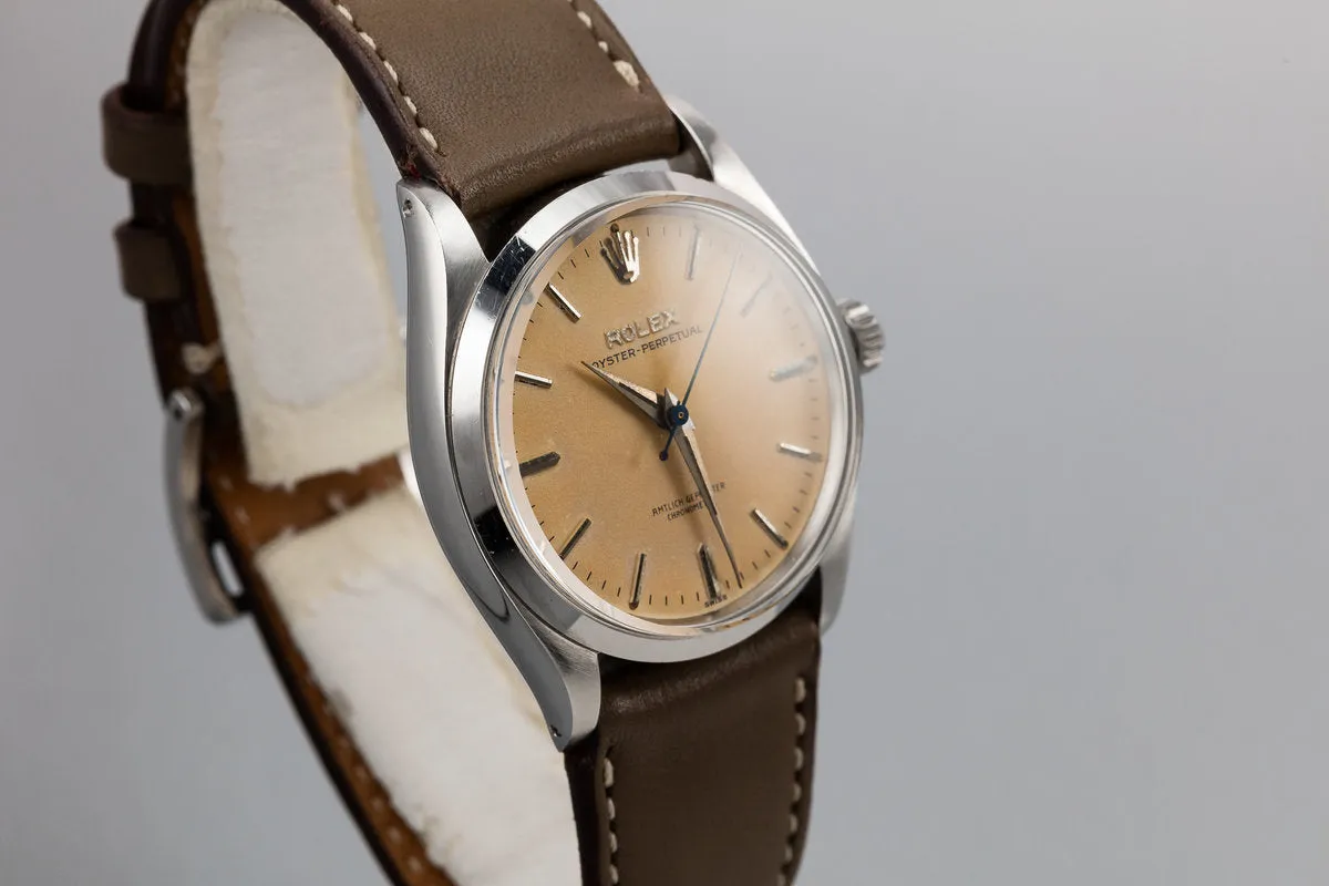 1957 Rolex Oyster-Perpetual 6564 Tropical Dial with "Amtlich Geprufter Chronometer"