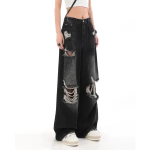 【23s July,】Loose Ripped Jeans
