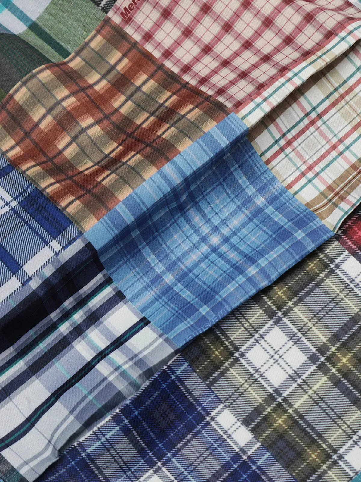 Aelfric Eden Multi Color Plaid Baggy Pants