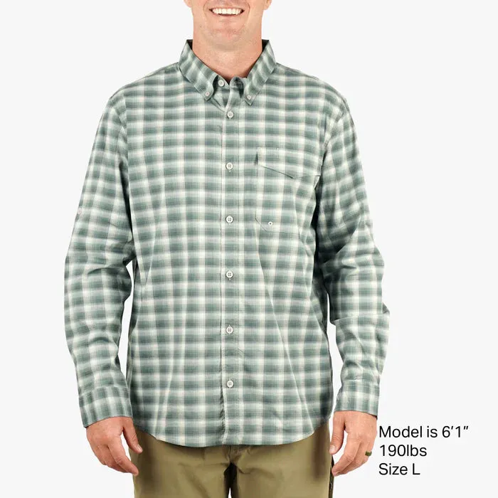 AFTCO Portside Long Sleeve Button Down Fishing Shirt