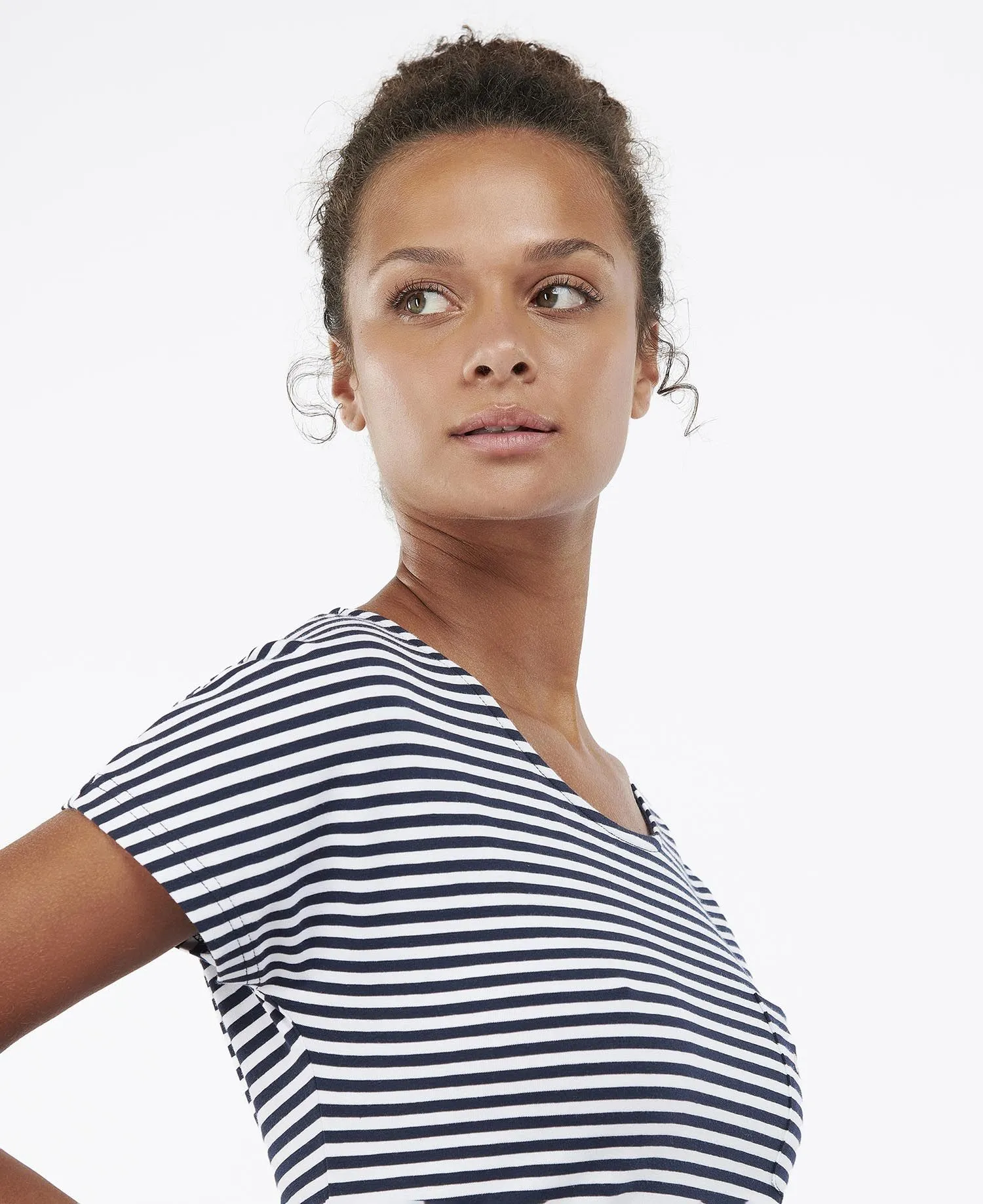 Barbour Harewood Stripe Tee Dress LDR0297