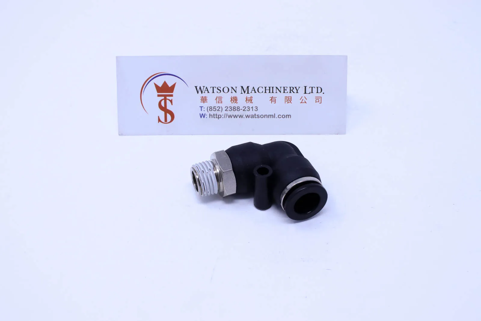 (CTL-10-03) Watson Pneumatic Fitting Elbow Push-In Fitting 10mm to 3/8" Thread BSP (Made in Taiwan)