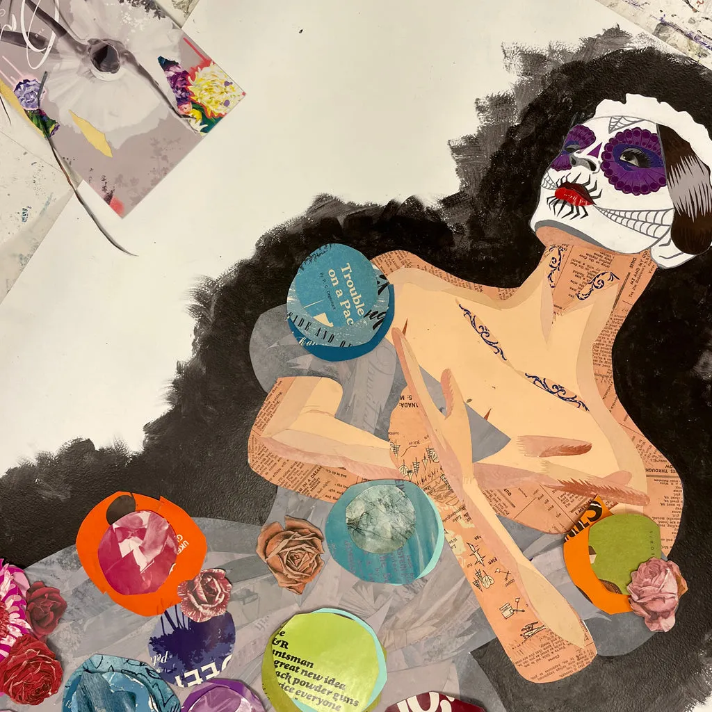 CUSTOM COLORADO BALLET original paper collage