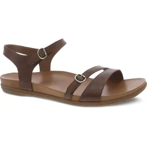 Dansko Janelle Sandal - Tan Glazed Kid Leather