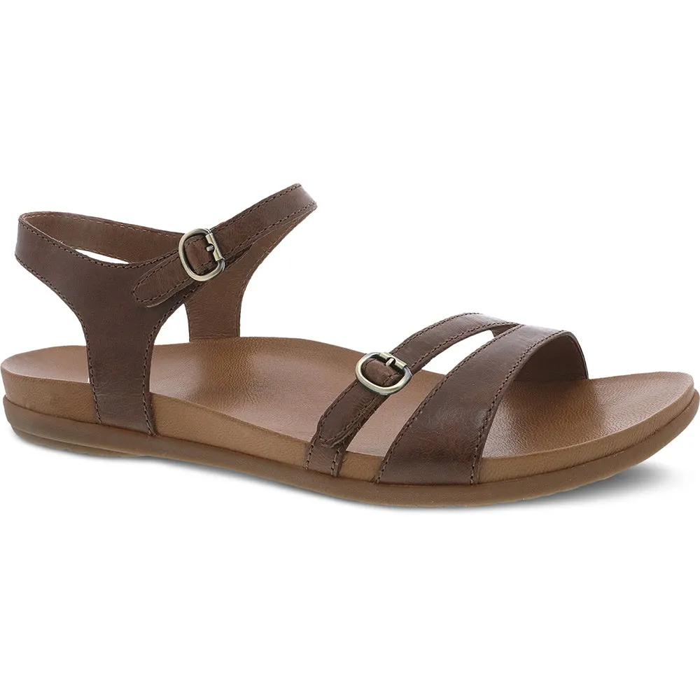 Dansko Janelle Sandal - Tan Glazed Kid Leather
