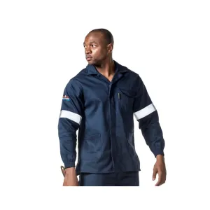 DROMEX CONTI JACKET NAVY FLAME & ACID WITH REFLECTIVE SIZE INCH-30