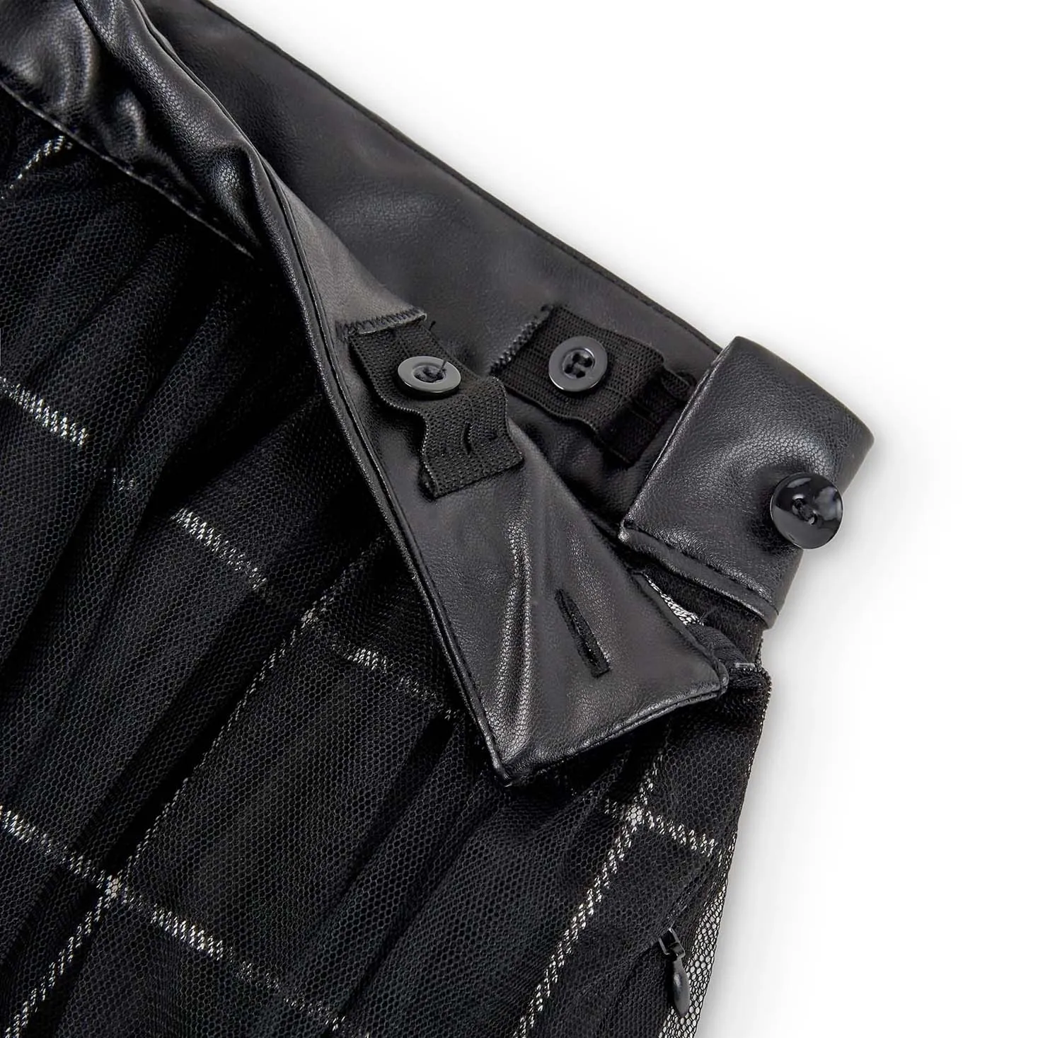 Faux Leather Tulle Skirt - FINAL SALE