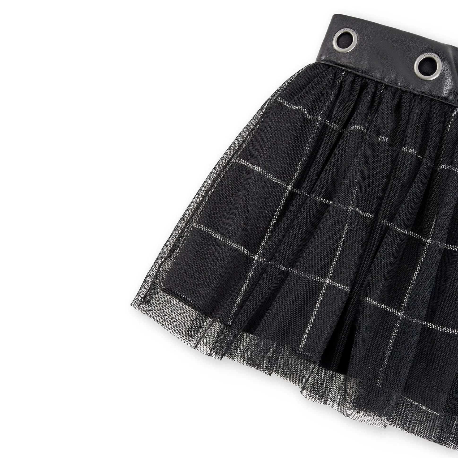Faux Leather Tulle Skirt - FINAL SALE
