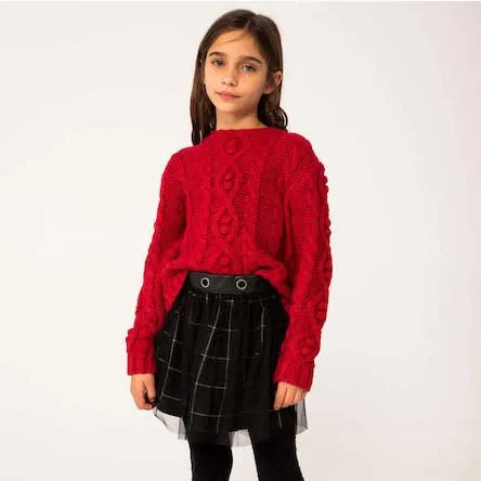 Faux Leather Tulle Skirt - FINAL SALE