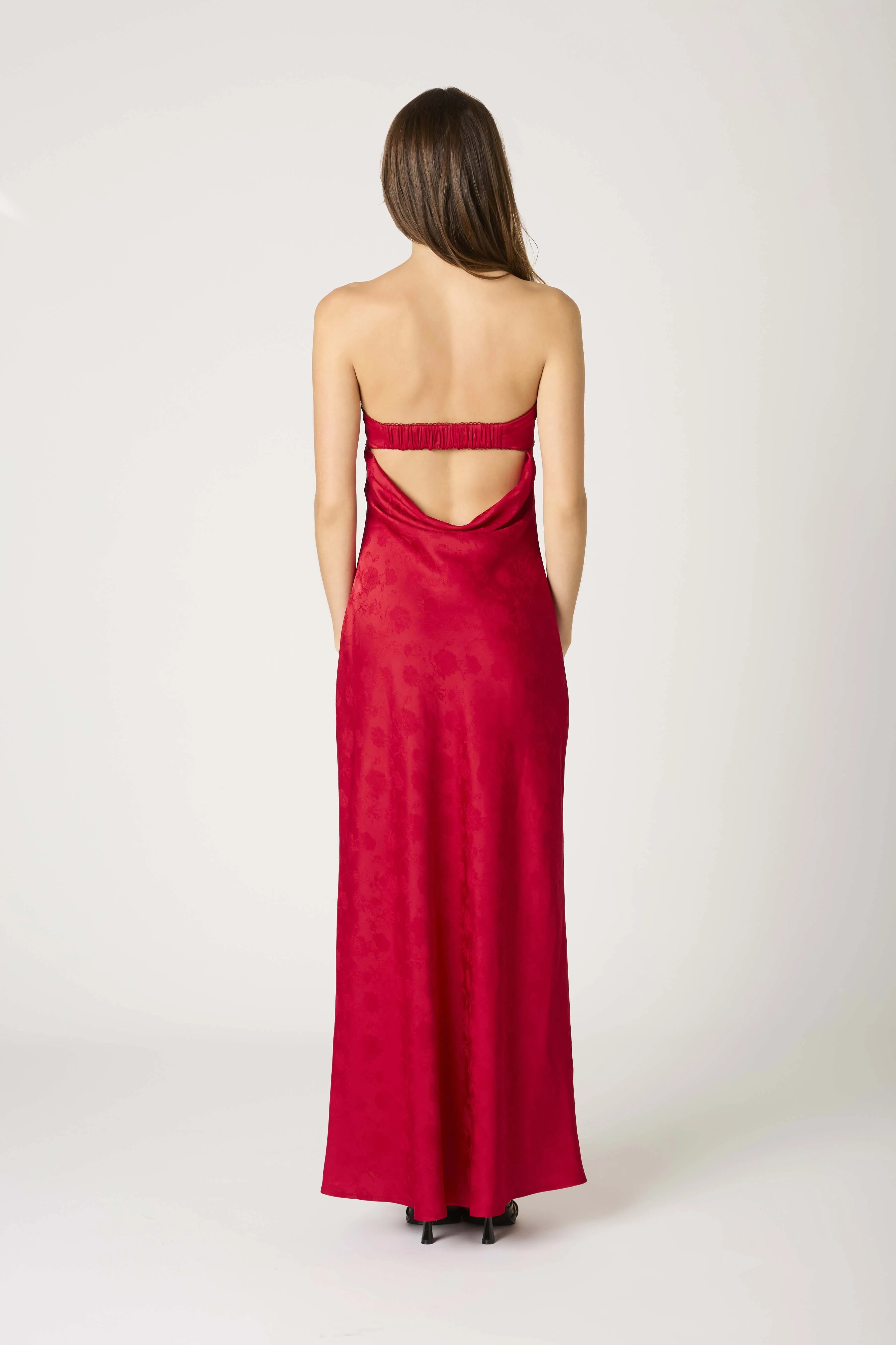 Floral Feelings Cowl Back Maxi