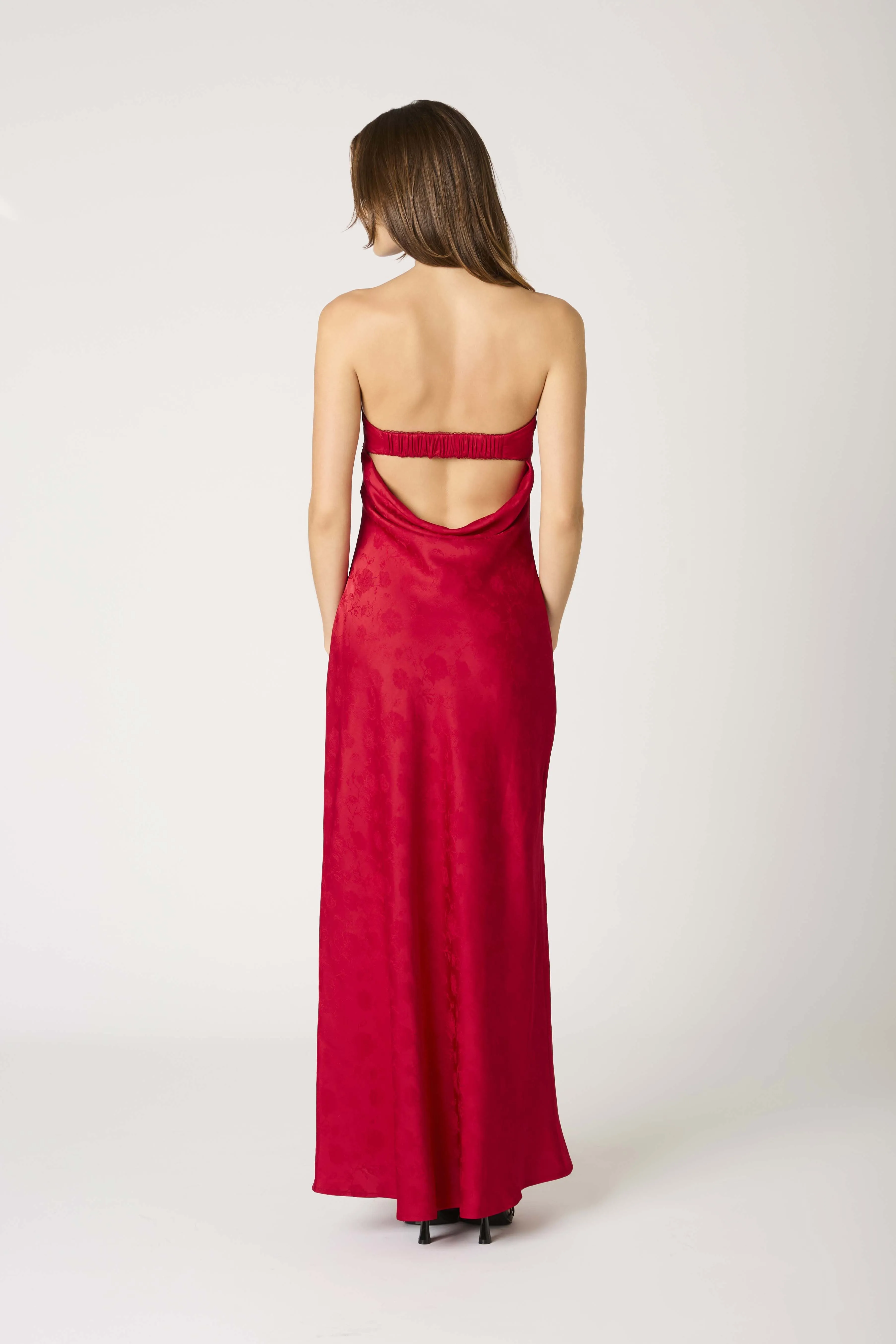 Floral Feelings Cowl Back Maxi
