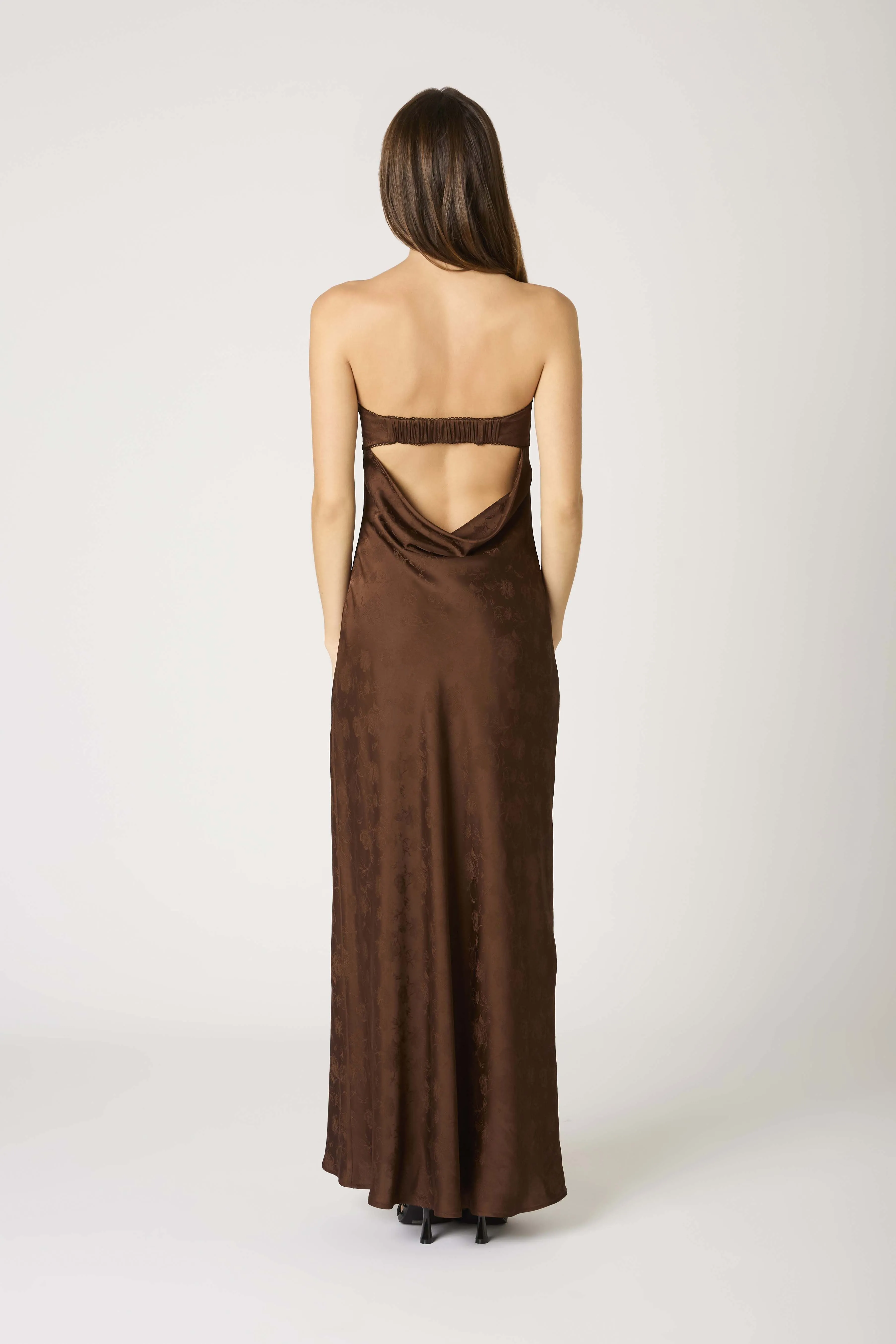 Floral Feelings Cowl Back Maxi