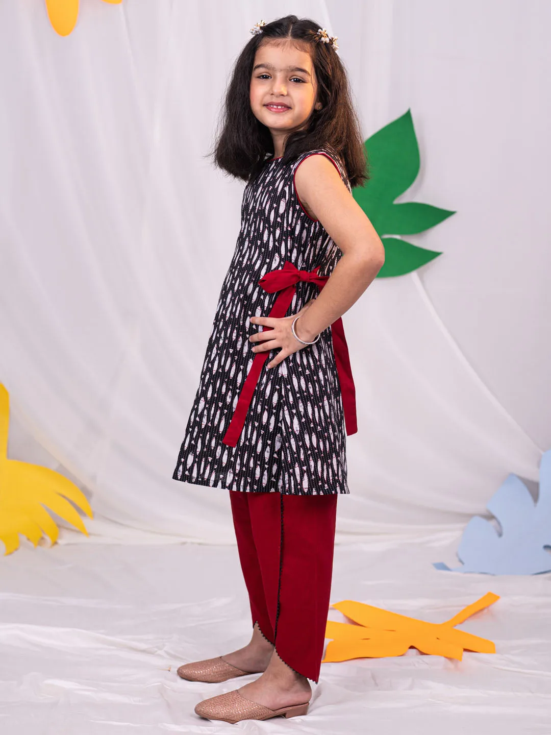 Jashvi Black BHAI BEHEN Siblings Matching Set