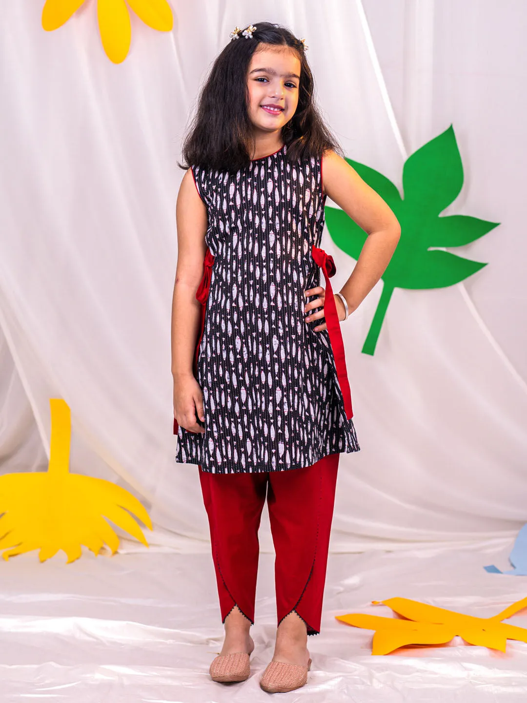 Jashvi Black BHAI BEHEN Siblings Matching Set