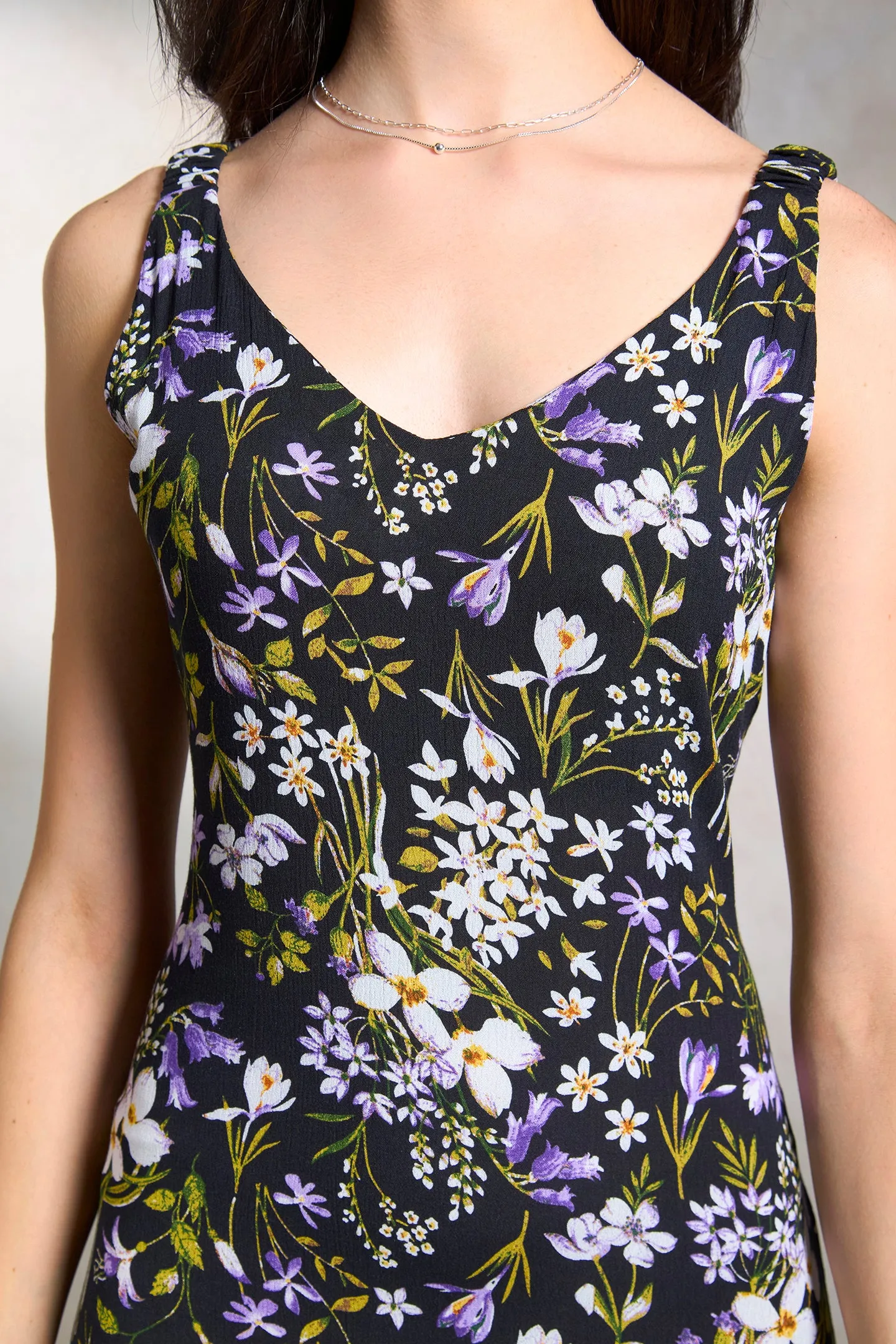 Julie|Floral Midi Dress