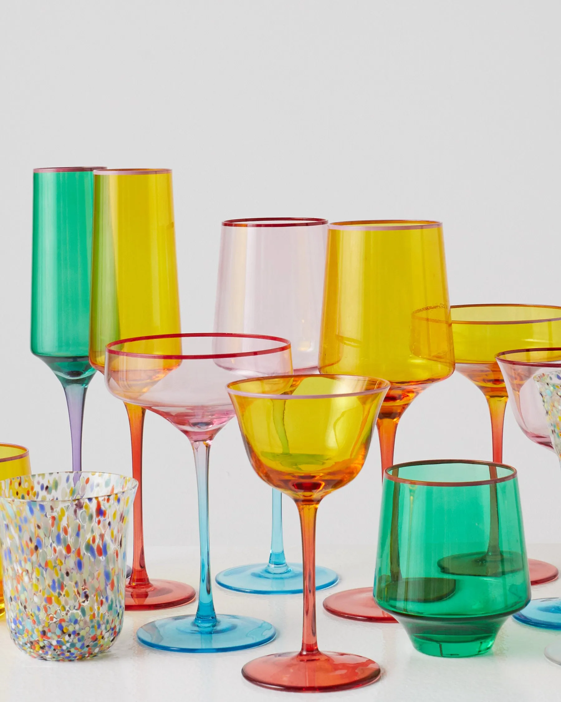 Kip & Co Tropical Punch Champagne Glass 2P Set