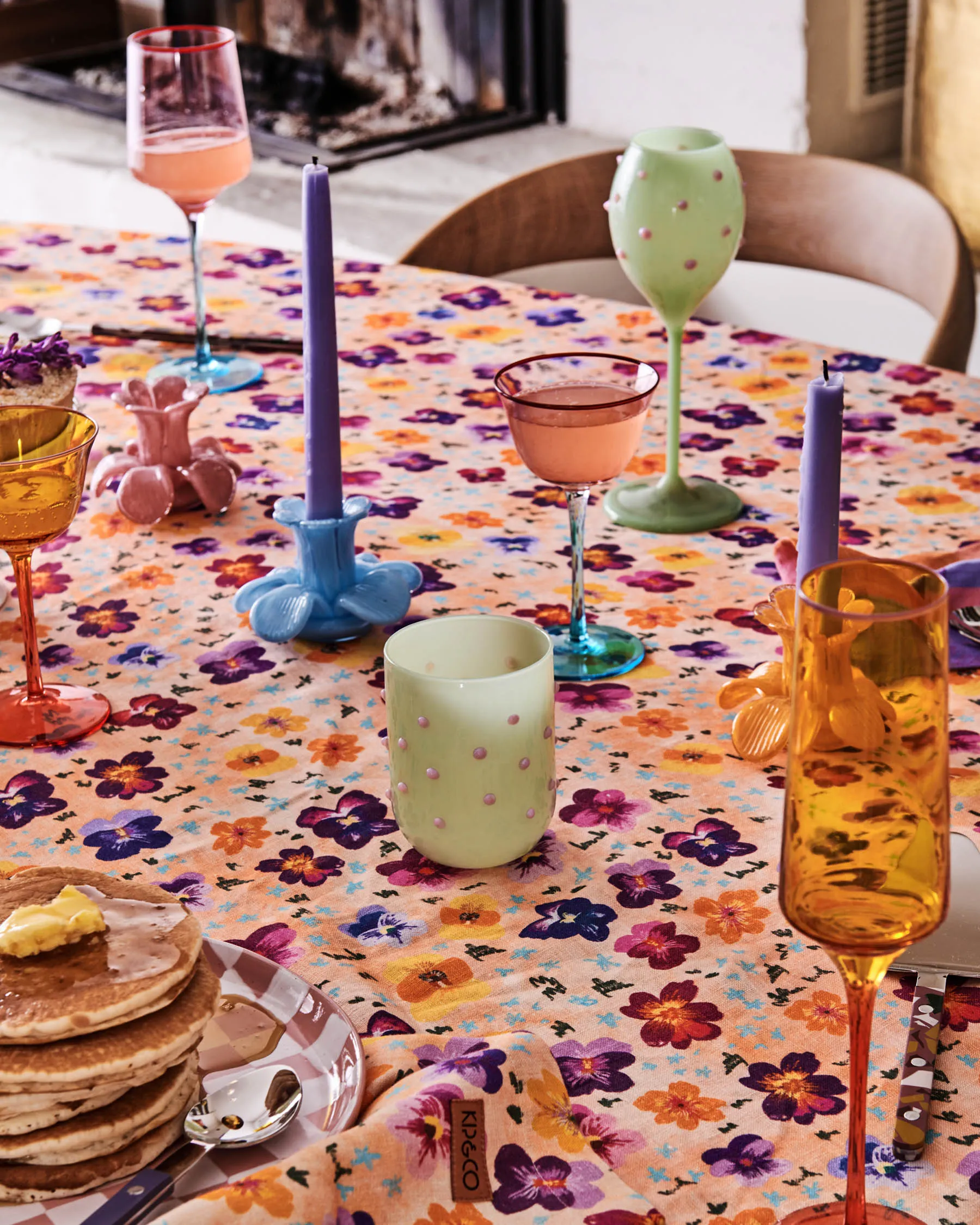 Kip & Co Tropical Punch Champagne Glass 2P Set