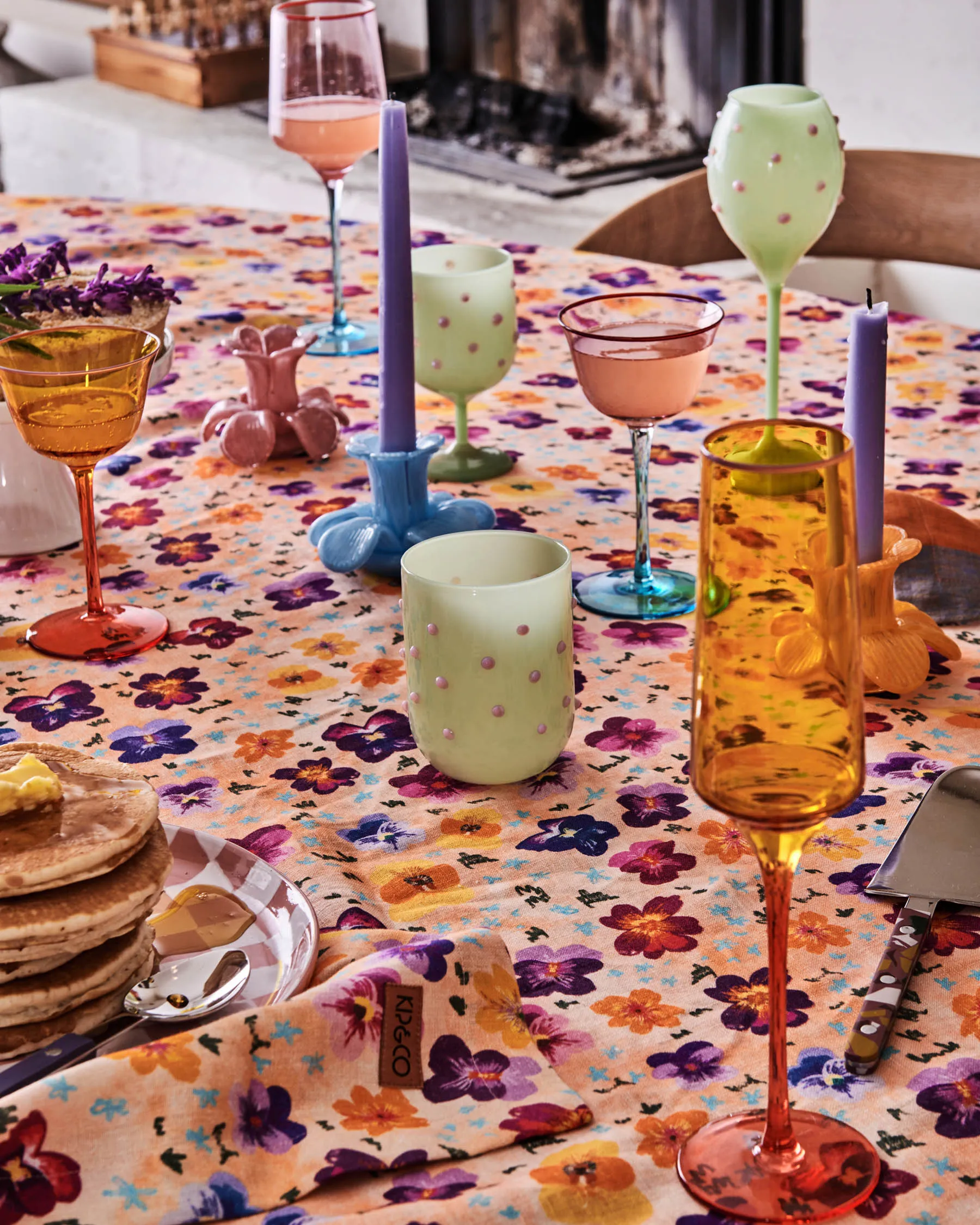 Kip & Co Tropical Punch Champagne Glass 2P Set