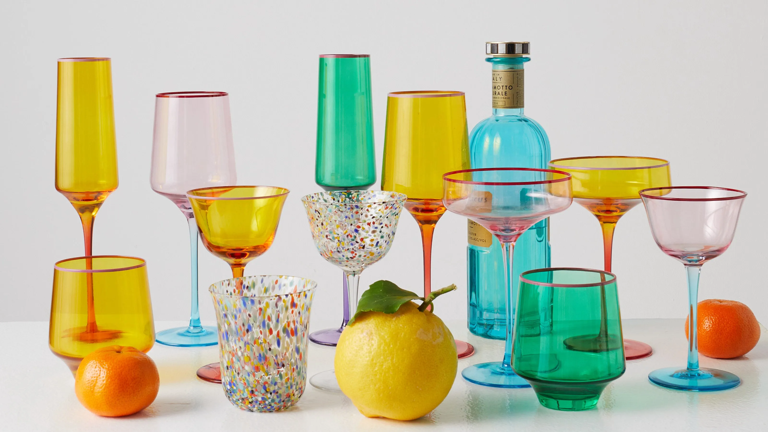 Kip & Co Tropical Punch Champagne Glass 2P Set