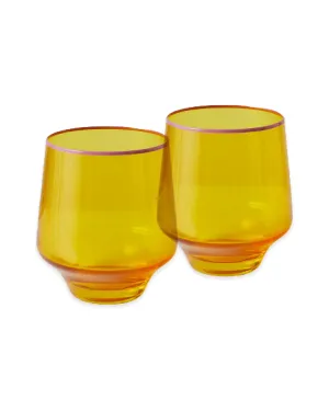 Kip & Co Tropical Punch Tumbler Glass 2P Set