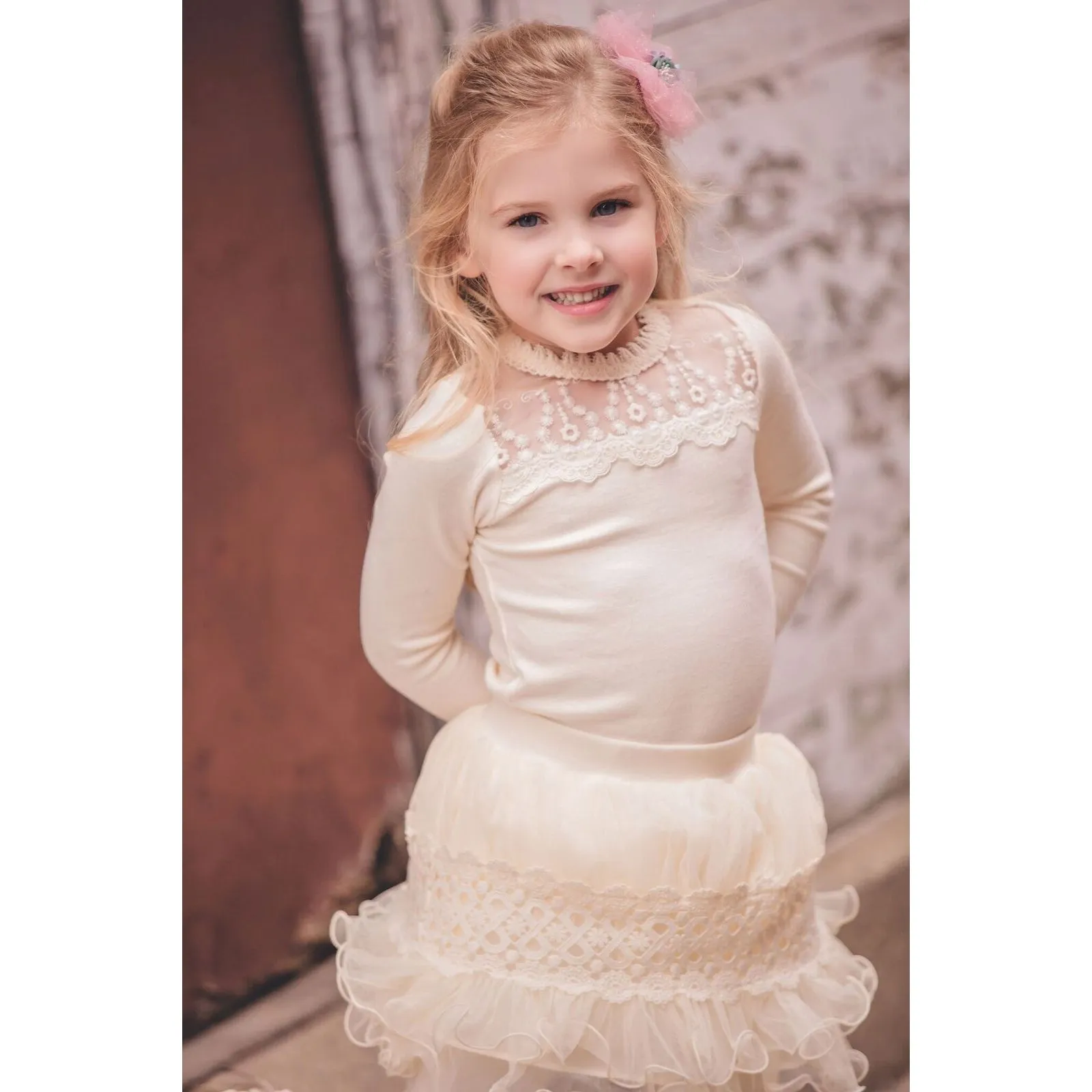 Maeli Rose Ivory Tulle Skirt