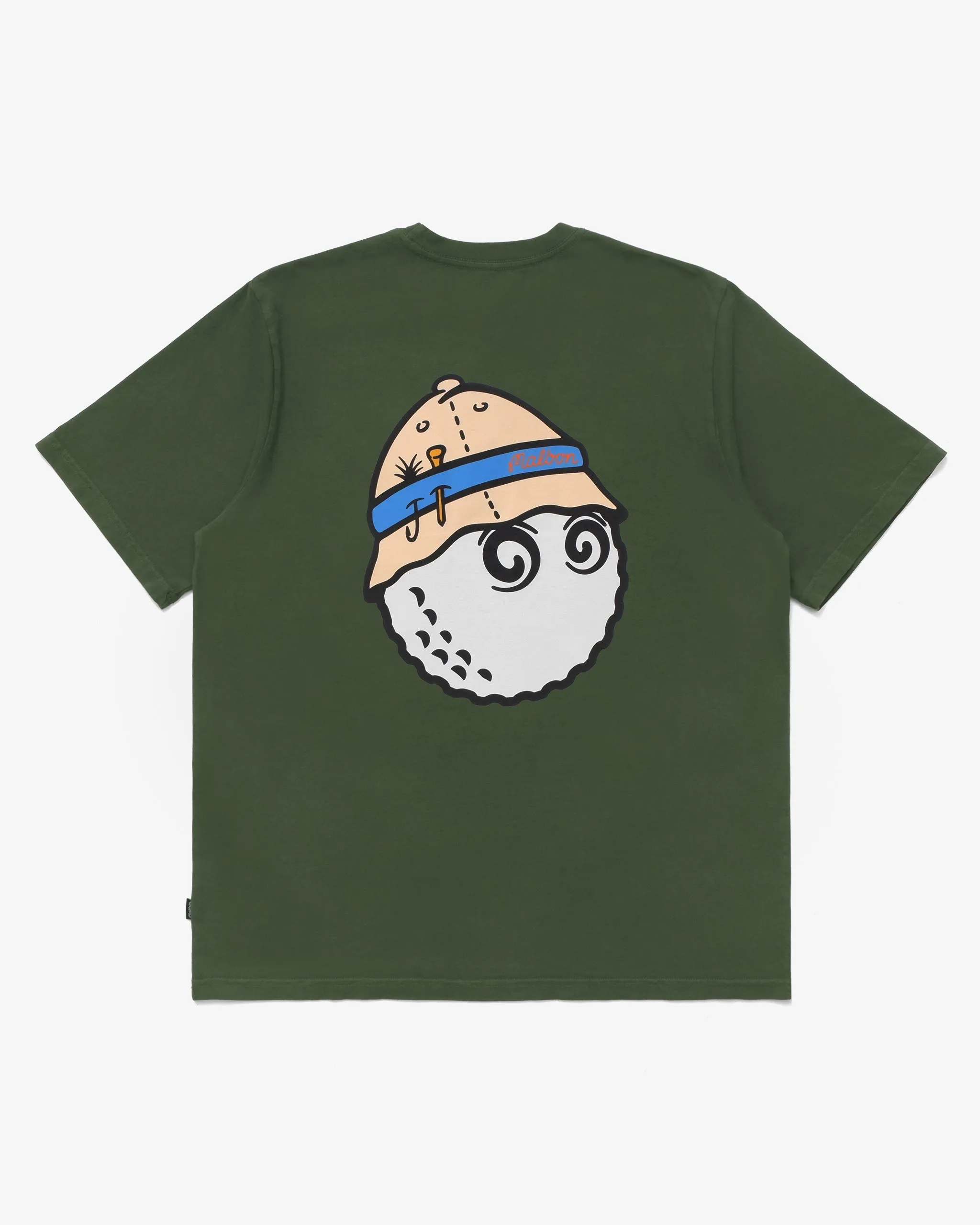 Malbon Golf Fishing Buckets Pocket T-Shirt - FOREST
