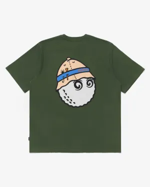Malbon Golf Fishing Buckets Pocket T-Shirt - FOREST