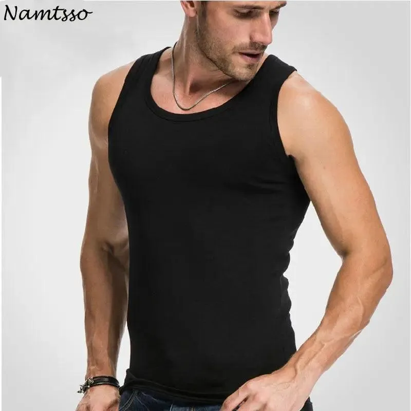 Men's Cotton Close-fitting Vest