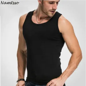 Men's Cotton Close-fitting Vest