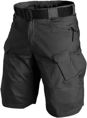 Men's Summer Waterproof Quick Dry Multi-Pocket Shorts Cargo Shorts Tactical Outdoor Hunting Fishing Short Pants