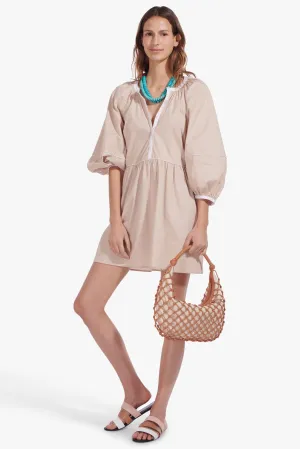 MINI DEMI DRESS | BISCOTTI WHITE