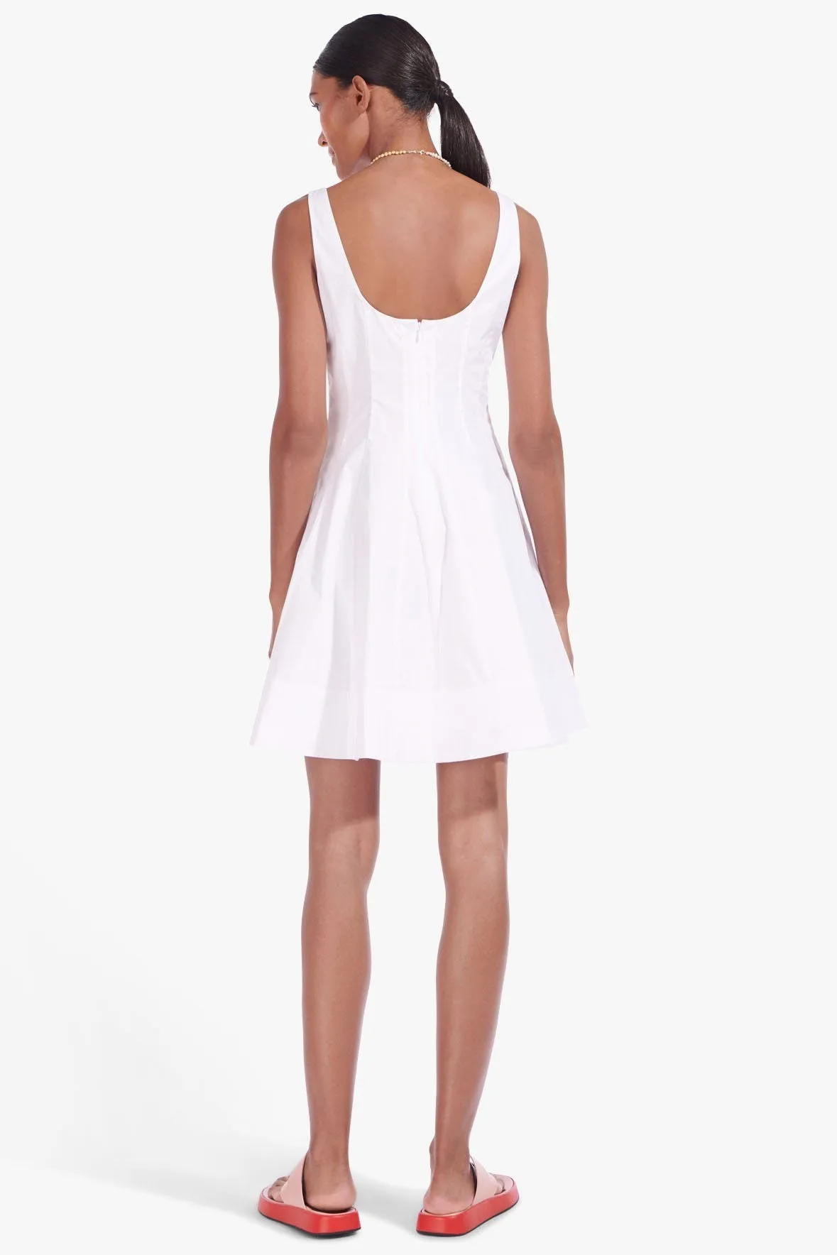MINI WELLS DRESS | WHITE