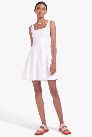 MINI WELLS DRESS | WHITE