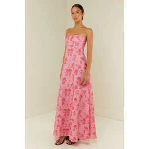 Primrose Dress | Pink Floral Press