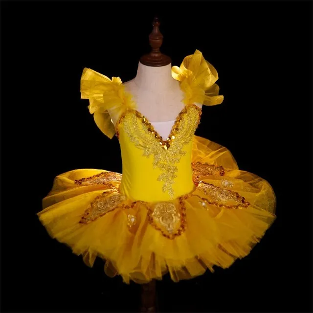 Professional Ballet Tutu Costume Pancake Girls Ballerina Dress