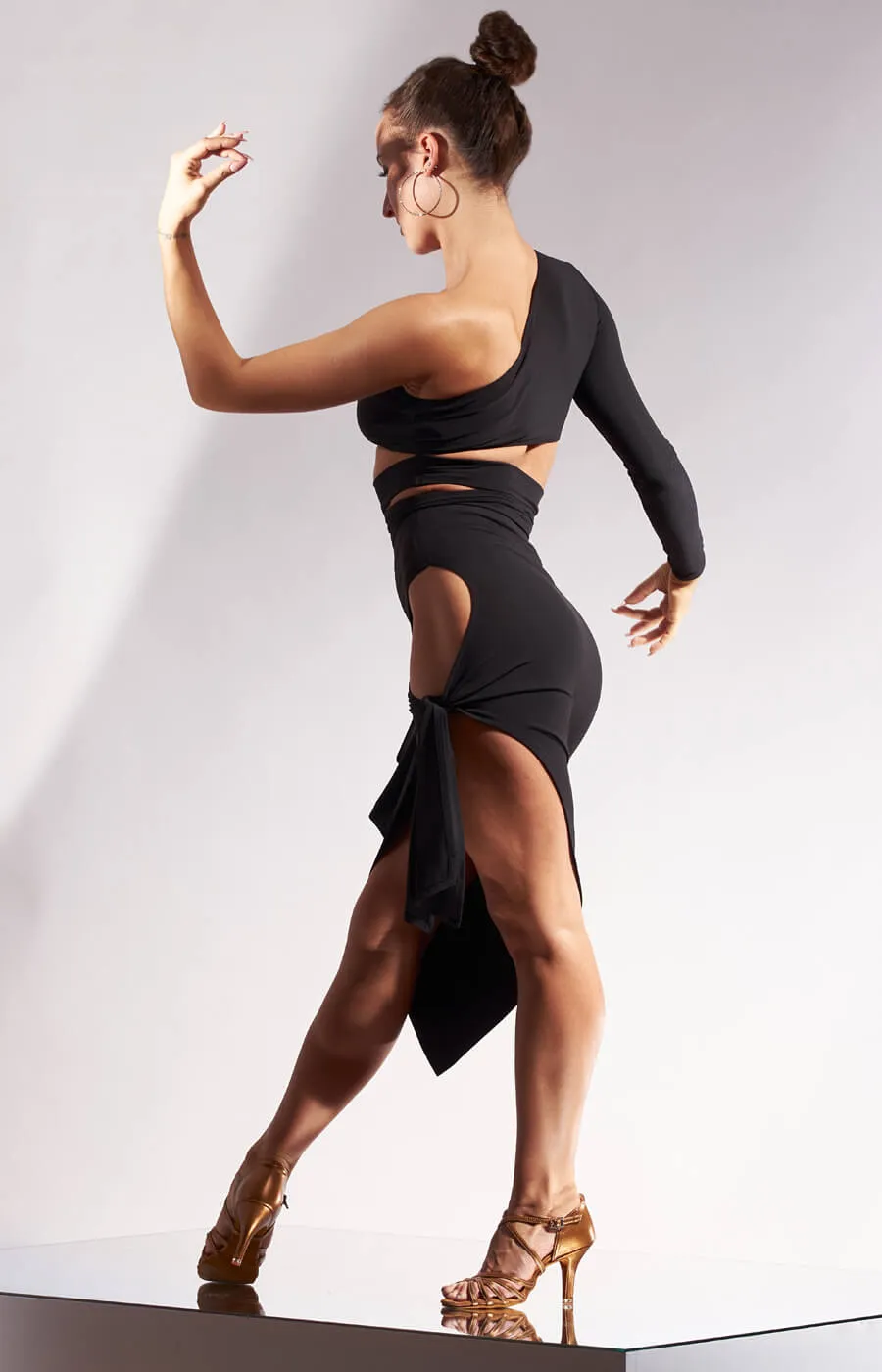 Sasuel Lisa Latin Skirt - For Latin Practice, Performance & DanceSport Competition