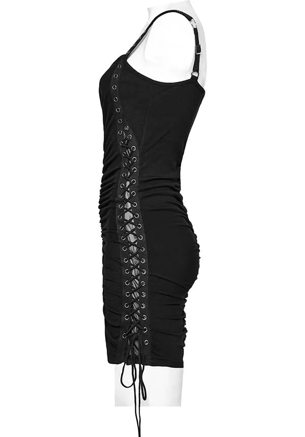 Shadow Sorceress [Black] | MINI DRESS*