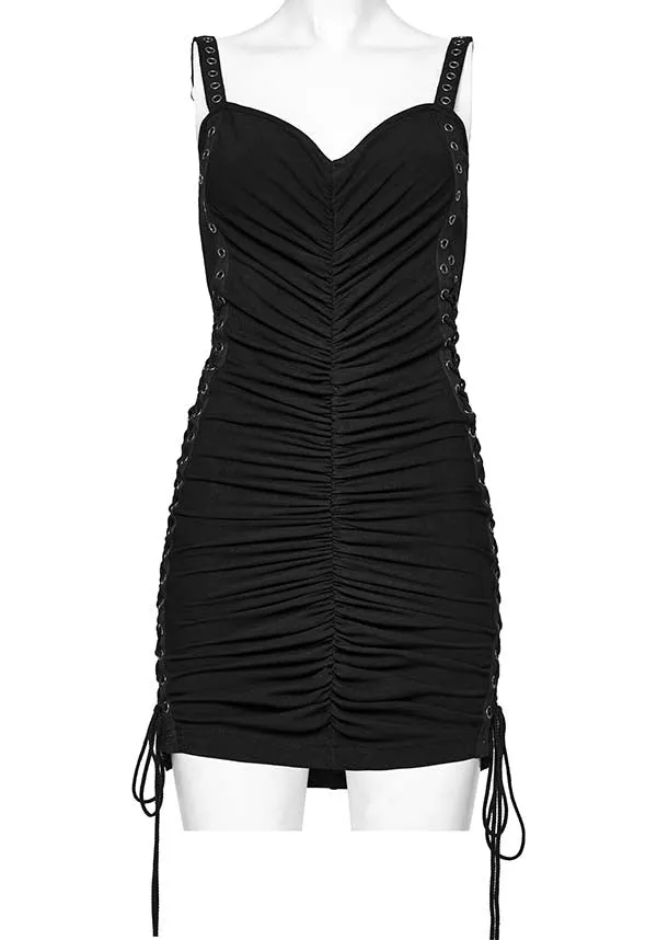 Shadow Sorceress [Black] | MINI DRESS*