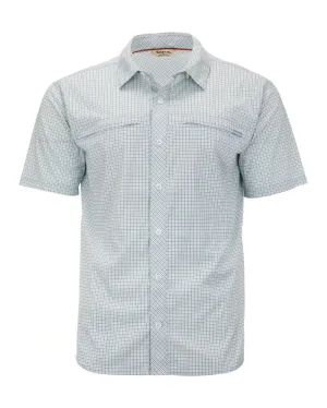 Simms Mens Stone Cold SS Shirt / Morada Sky Plaid