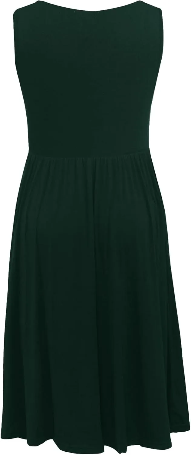 Smallshow Women's Sleeveless Nursing Dresses Patchwork Maternity Breastfeeding Dress