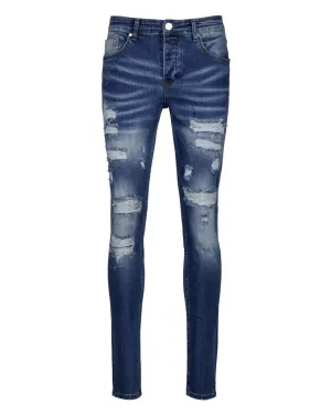The Pacha Light Blue Ripped Jeans