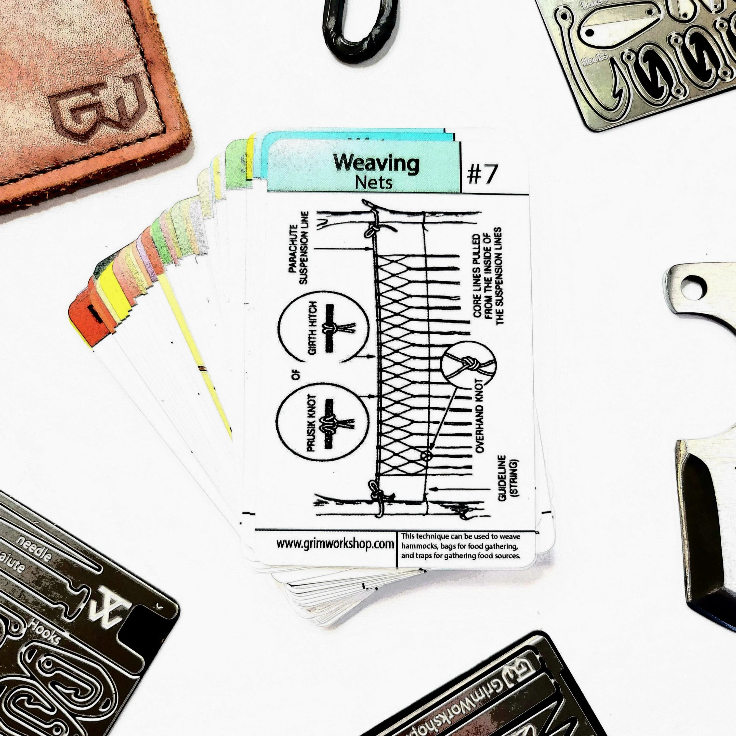 Tip Card #07 Diy Net Weaving : How to Weave Fishing Nets