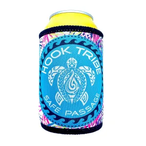 Tropical Camo Honu Koozie