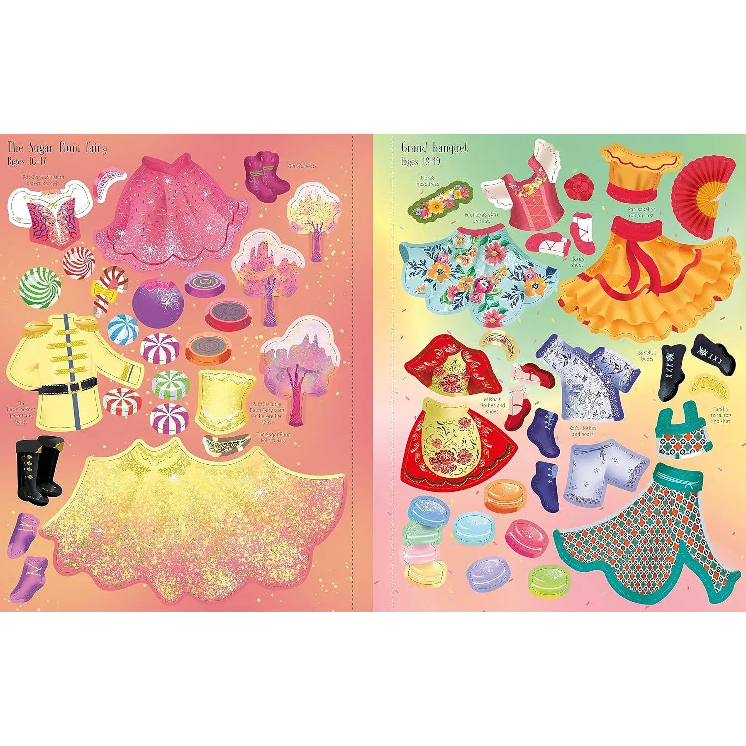Usborne sticker dolly dressing the nutcracker
