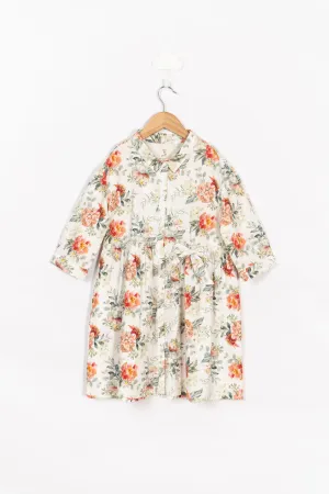 White Floral Dress
