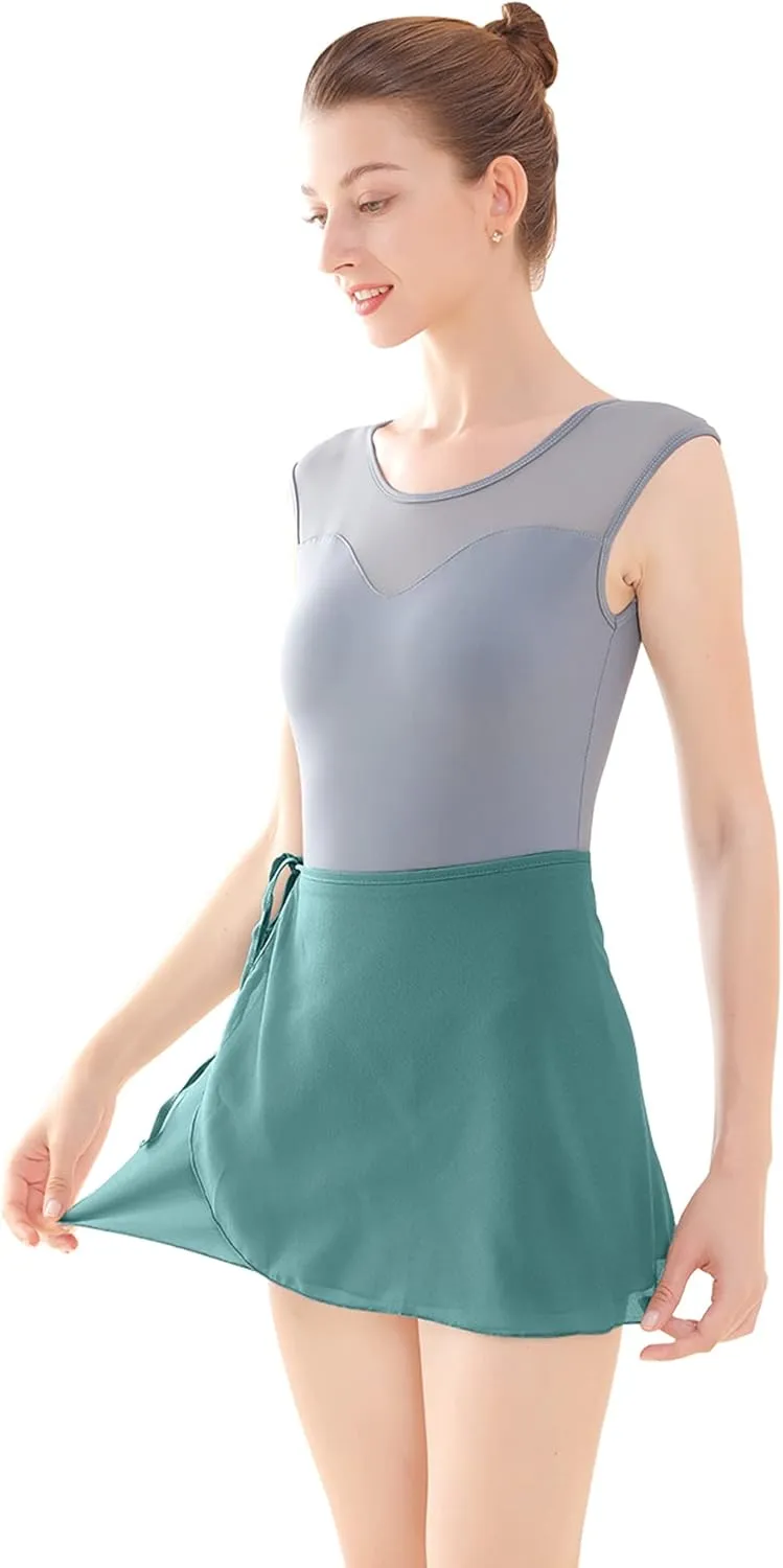Women Chiffon Wrap Ballet Dance Skirt