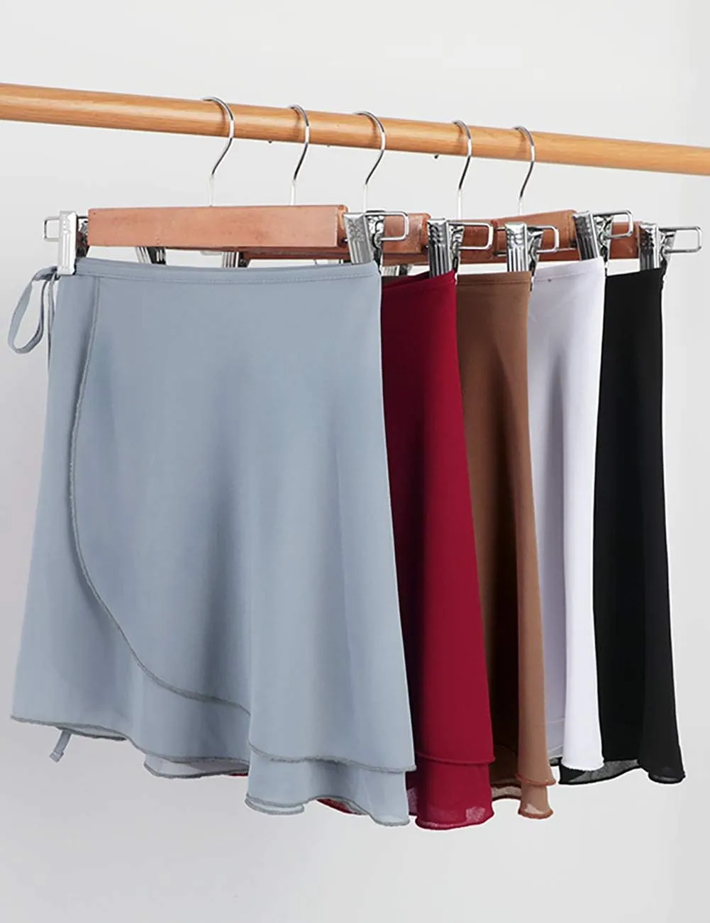 Women Chiffon Wrap Ballet Dance Skirt