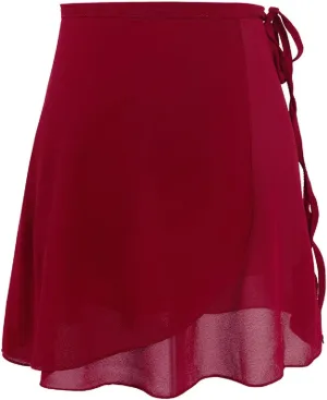 Women Chiffon Wrap Ballet Dance Skirt